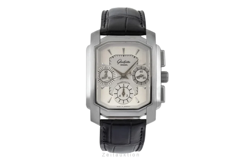 Glashütte Senator chronograph steel automatic men's watch 1-39-31-06-04-04 [2602330]