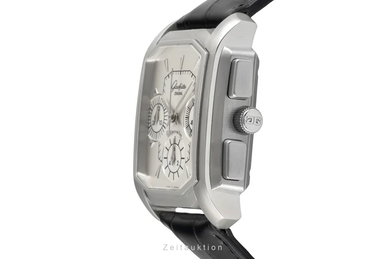 Glashütte Senator chronograph steel automatic men's watch 1-39-31-06-04-04 [2602330]