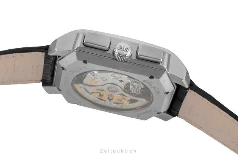 Glashütte Senator chronograph steel automatic men's watch 1-39-31-06-04-04 [2602330]