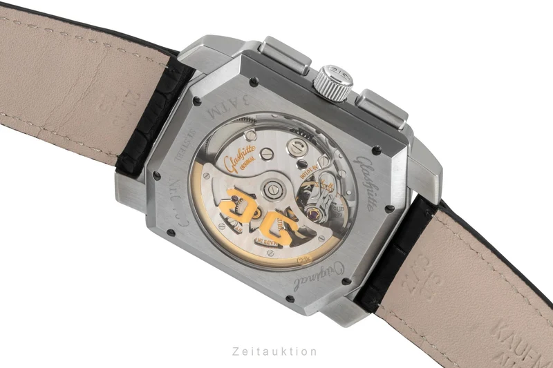 Glashütte Senator chronograph steel automatic men's watch 1-39-31-06-04-04 [2602330]