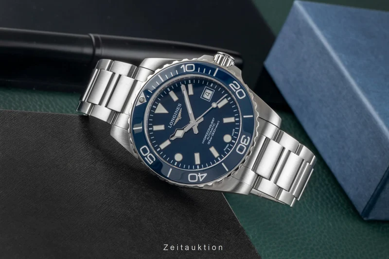 Longines Hydro Conquest steel automatic men's watch L3.779.4.96.6 LP: 2150EUR [2604626]
