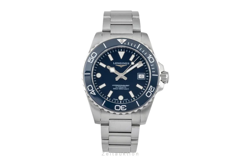 Longines Hydro Conquest steel automatic men's watch L3.779.4.96.6 LP: 2150EUR [2604626]