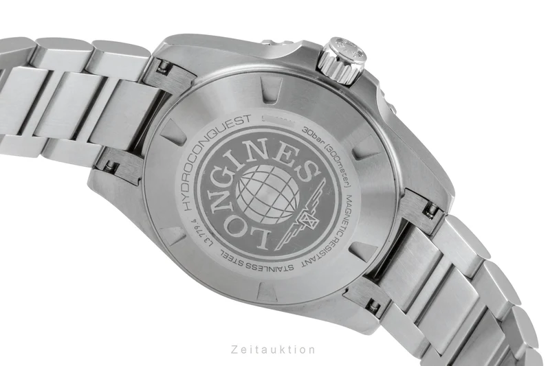 Longines Hydro Conquest steel automatic men's watch L3.779.4.96.6 LP: 2150EUR [2604626]