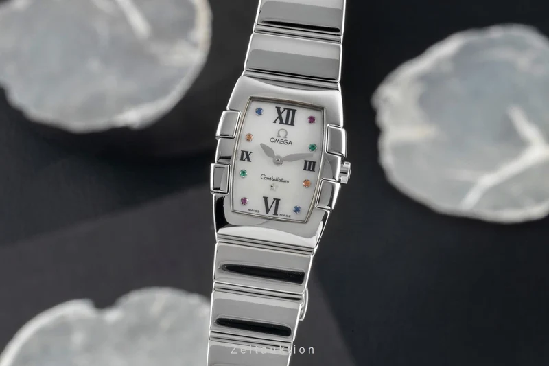 Omega Constellation steel quartz women's watch 1584.79.00 [2604481]