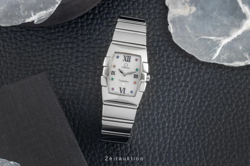Omega Constellation steel quartz women's watch 1584.79.00 [2604481]
