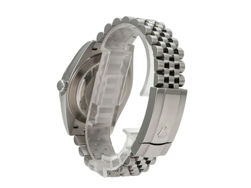 Rolex Datejust 41 Edelstahl Weißgold 126334 Rhodium Römisch Jubile-Band
