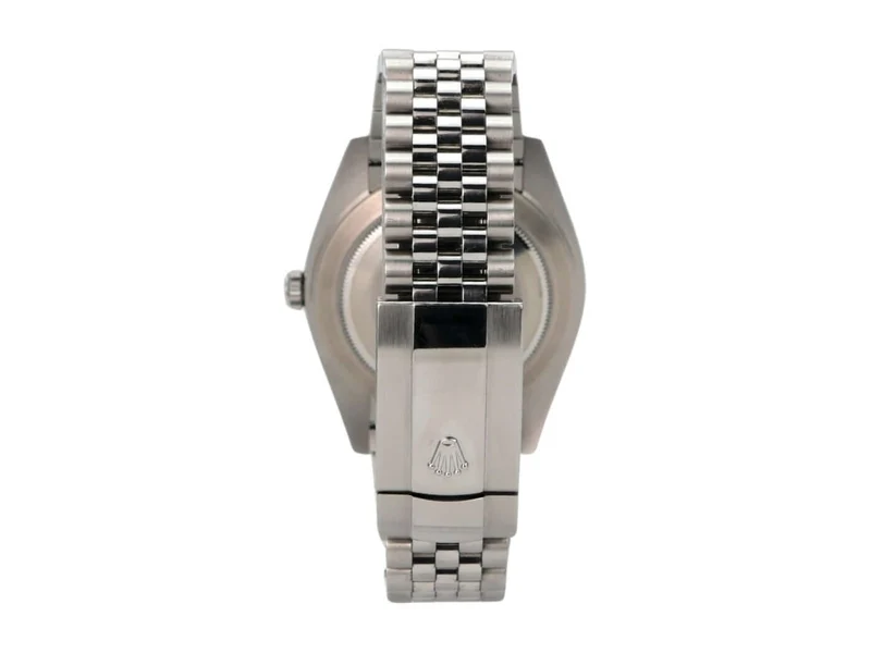 Rolex Datejust 41 Edelstahl Weißgold 126334 Rhodium Römisch Jubile-Band