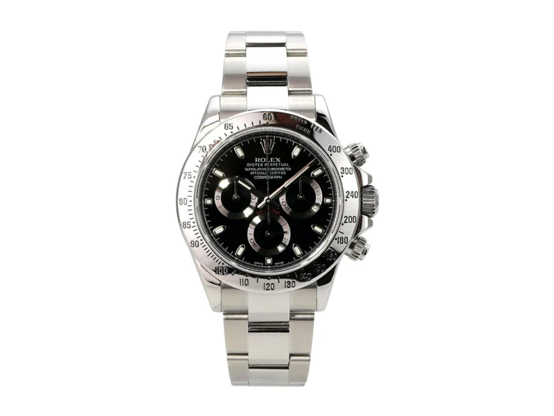 Rolex Daytona Edelstahl 116520 Schwarz
