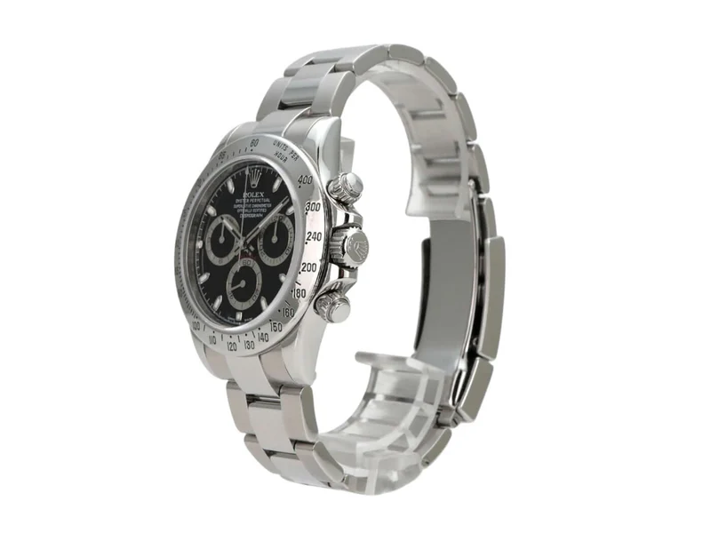 Rolex Daytona Edelstahl 116520 Schwarz