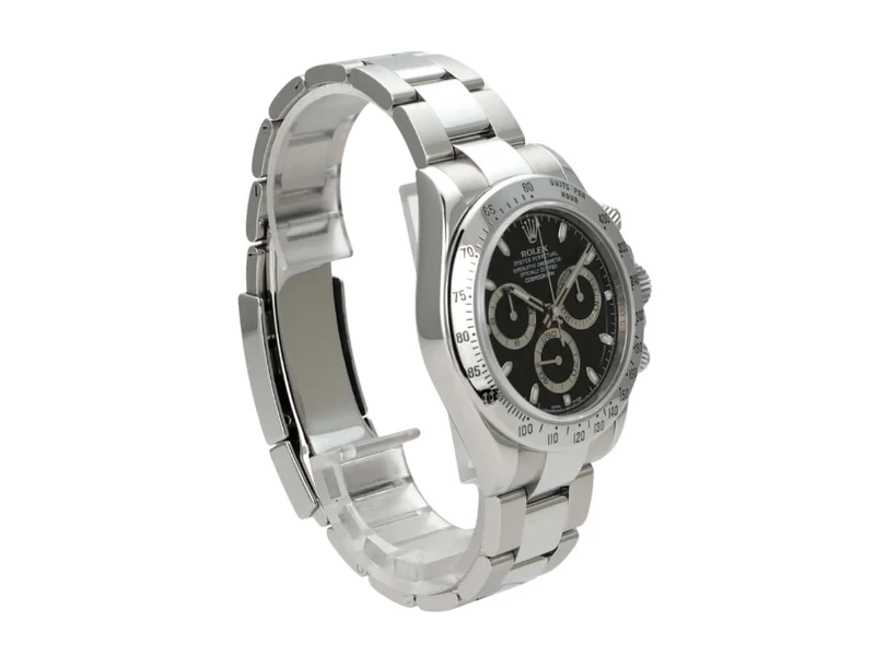 Rolex Daytona Edelstahl 116520 Schwarz