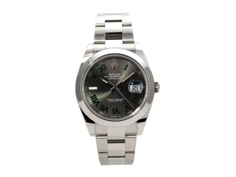 Rolex Datejust 41 Edelstahl 126300 Rhodium Römisch