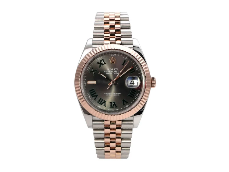 Rolex Datejust 41 Edelstahl Everose-Gold 126331 Slate Jubile-Band
