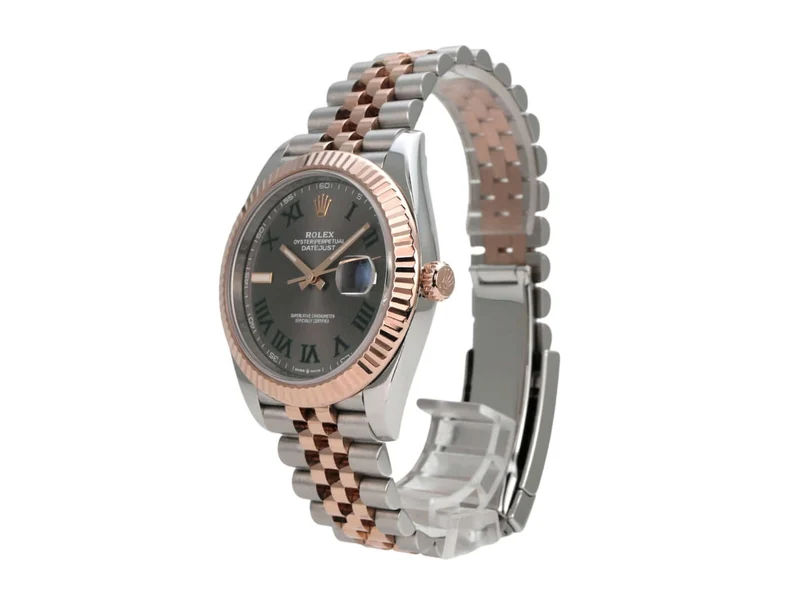 Rolex Datejust 41 Edelstahl Everose-Gold 126331 Slate Jubile-Band