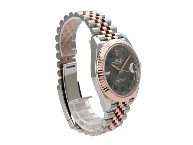 Rolex Datejust 41 Edelstahl Everose-Gold 126331 Slate Jubile-Band