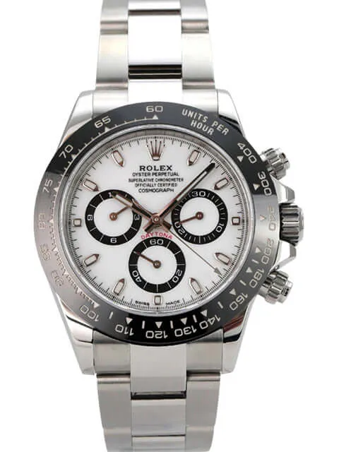 Rolex Daytona Edelstahl 116500LN Weiß