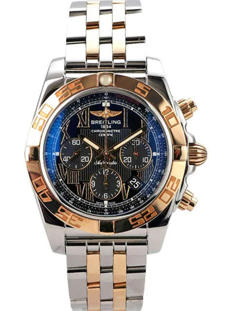 Breitling Chronomat 44 CB011012.B957.388C Edelstahl Rosegold Schwarz