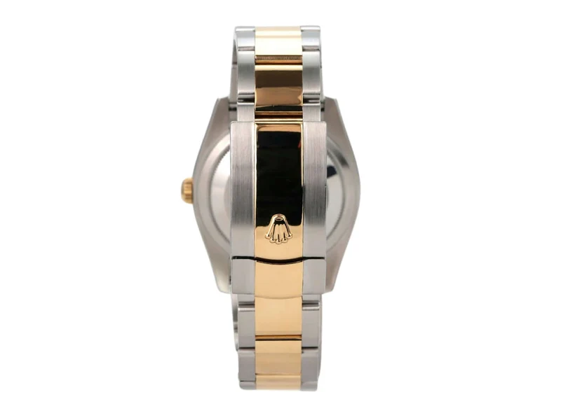Rolex Datejust 36 Edelstahl Gelbgold 116203 Blau Arabisch