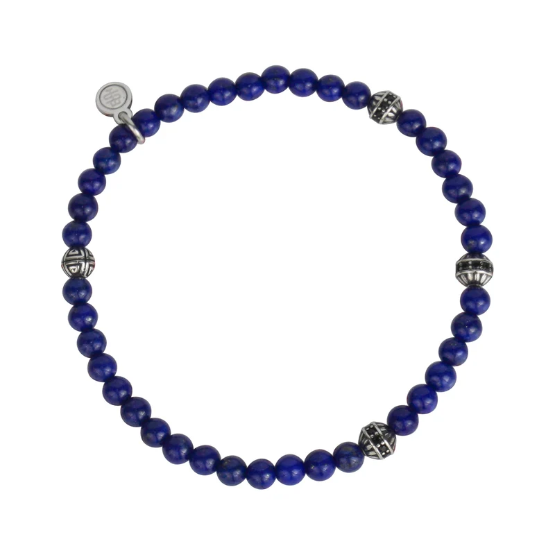 Lapislazuli Enigma Perlenarmband