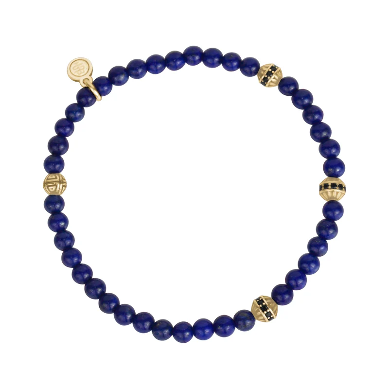 Lapislazuli Enigma Perlenarmband