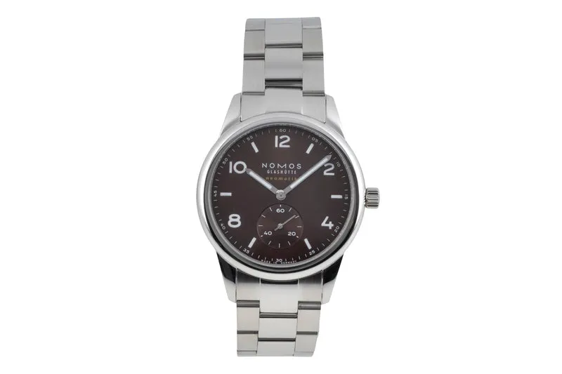 Nomos Club steel automatic men's watch 759 LP: 3000EUR [2604735]