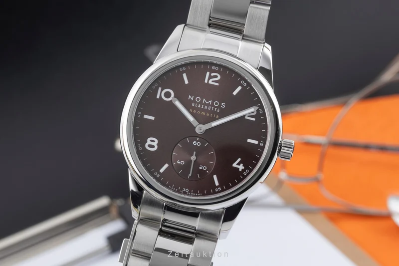 Nomos Club steel automatic men's watch 759 LP: 3000EUR [2604735]