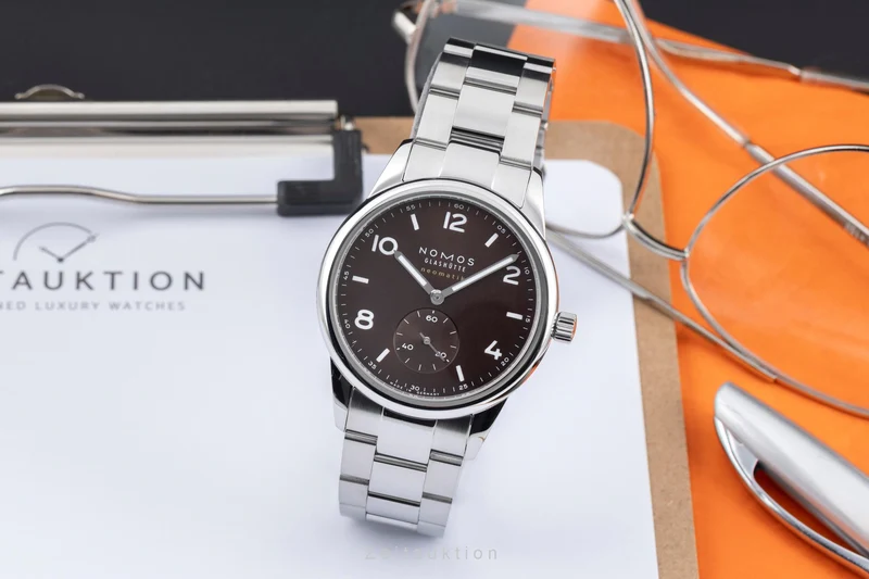Nomos Club steel automatic men's watch 759 LP: 3000EUR [2604735]