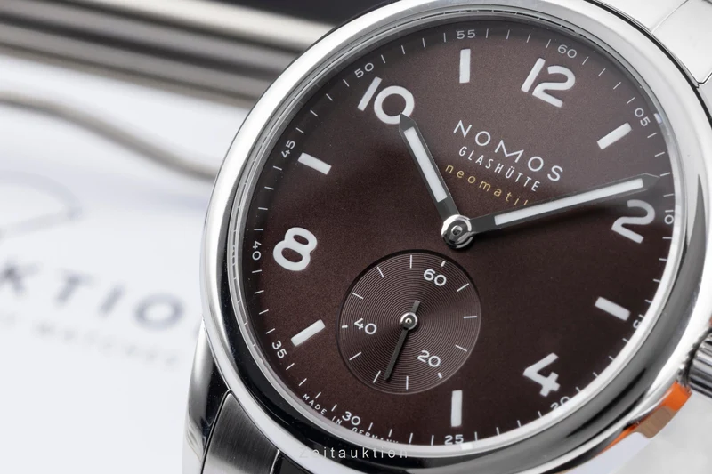 Nomos Club steel automatic men's watch 759 LP: 3000EUR [2604735]