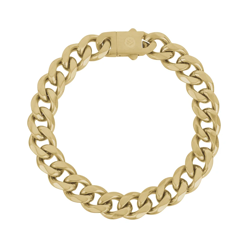 Gebürstetes kubanisches Gliederarmband | 10MM