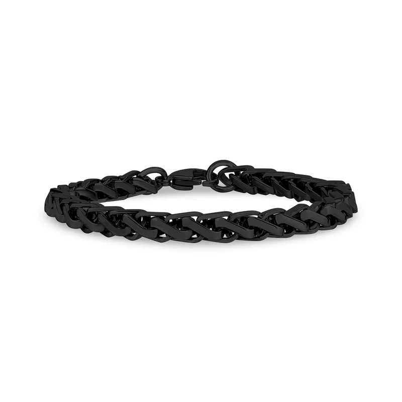 Quadratisches Weizen-Kettenarmband | 6MM