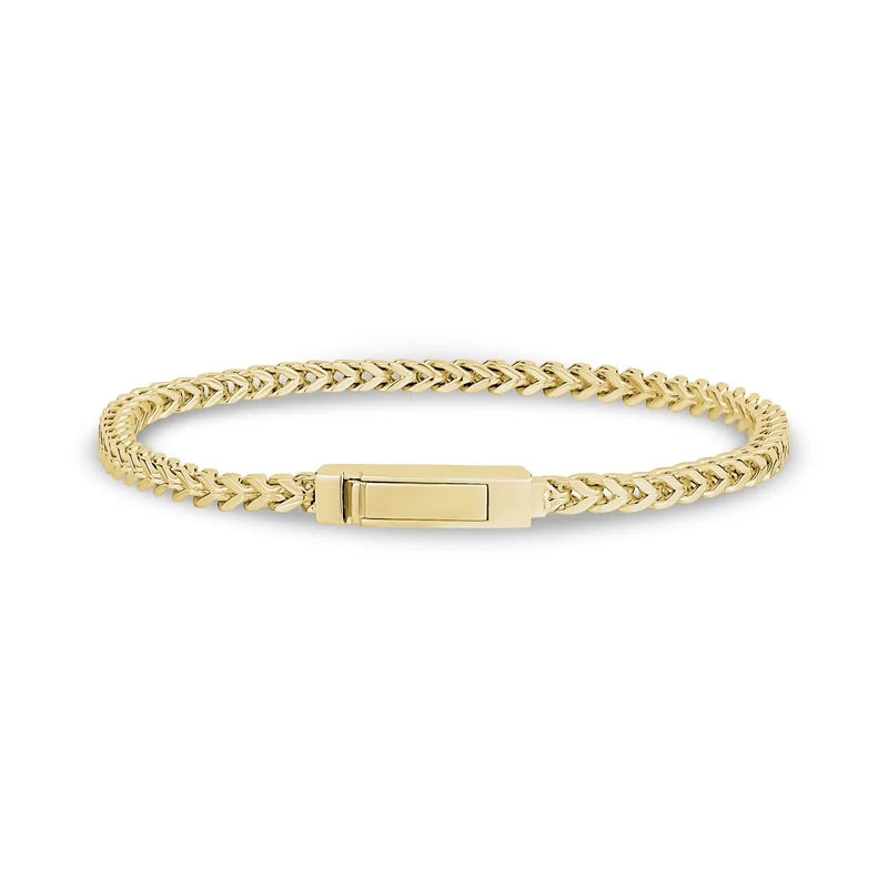 3mm dünnes Franco-Gliederarmband