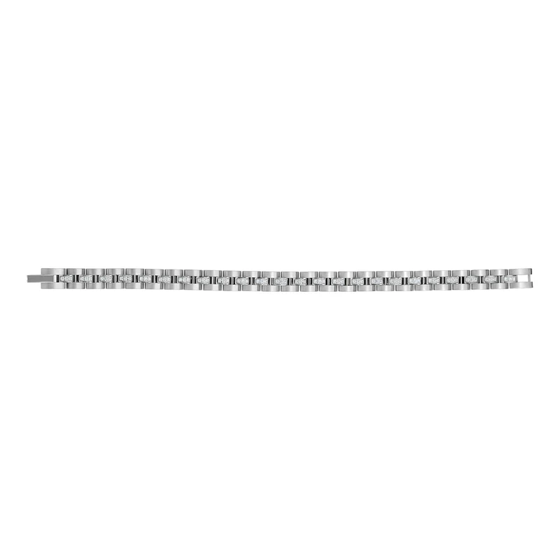 Steinbesetztes Uhren-Gliederarmband | 8MM