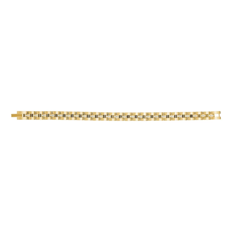 Steinbesetztes Uhren-Gliederarmband | 8MM