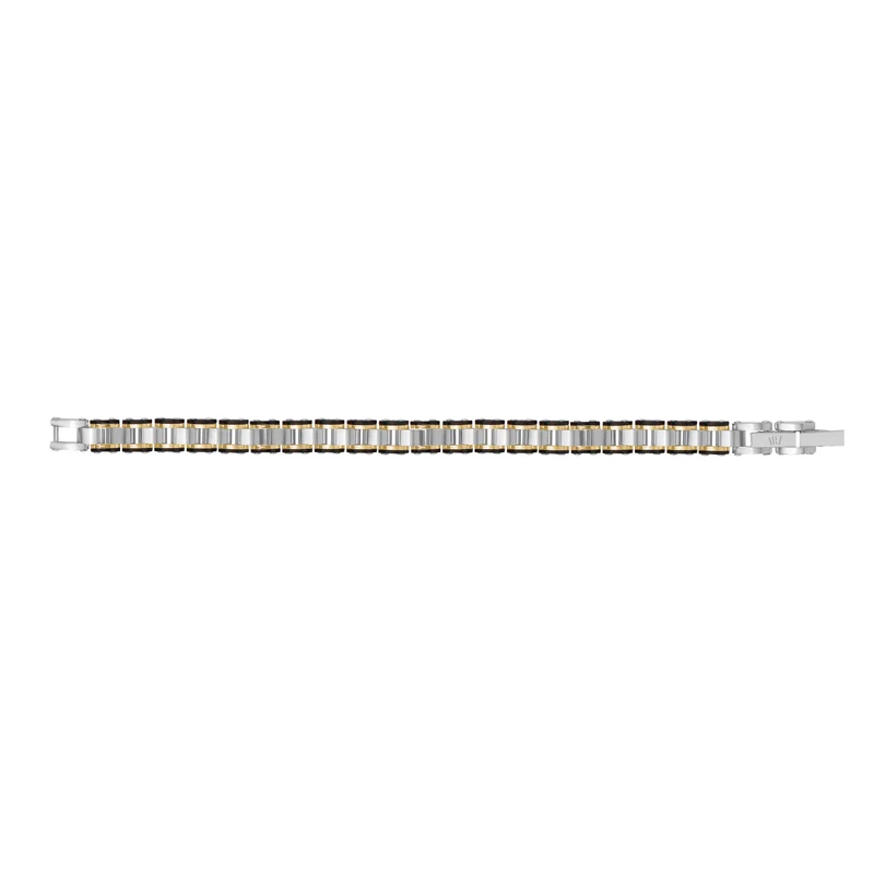 Dreifarbiges Gliederarmband für Uhren