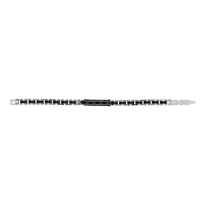Facettiertes Noir-Armband