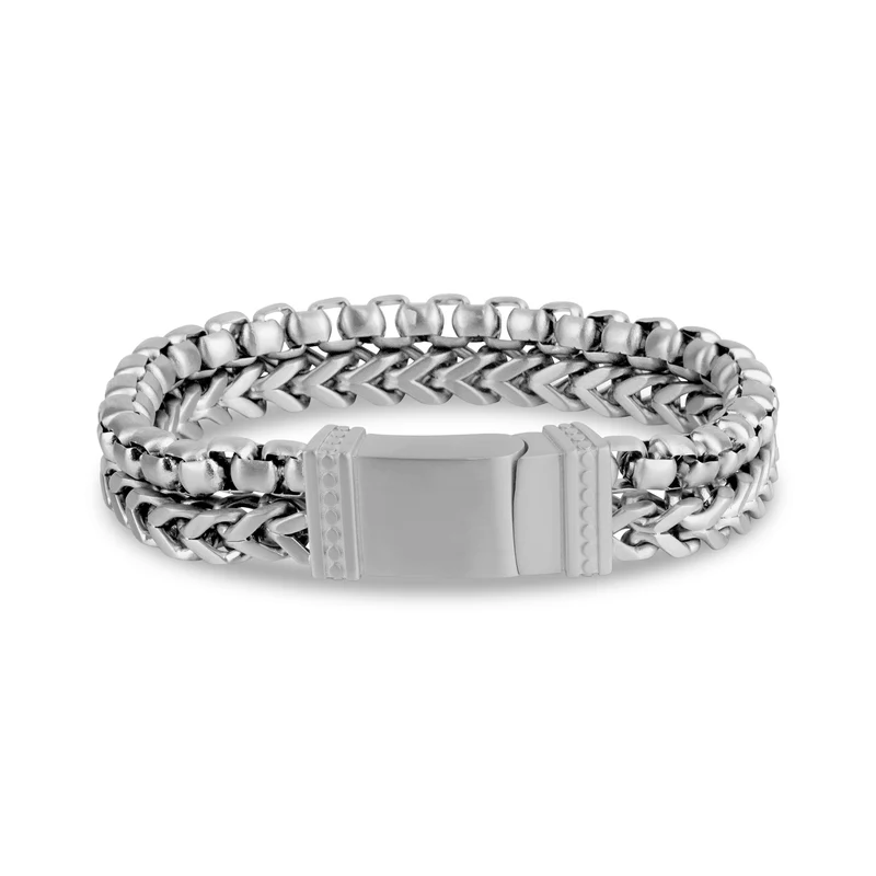 Rundes Box + Franco Gliederarmband