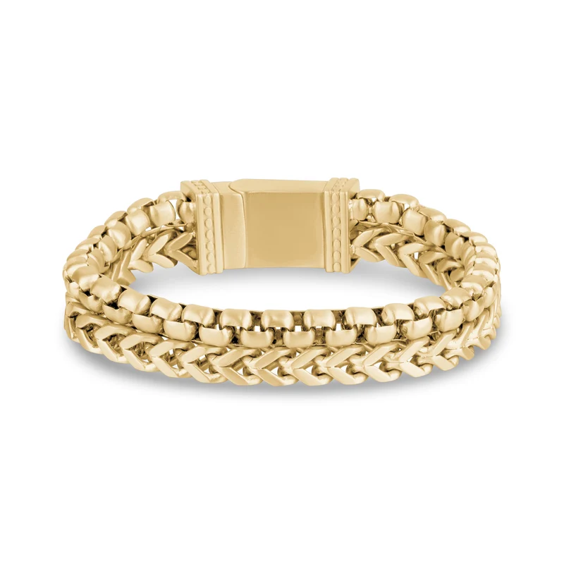 Rundes Box + Franco Gliederarmband