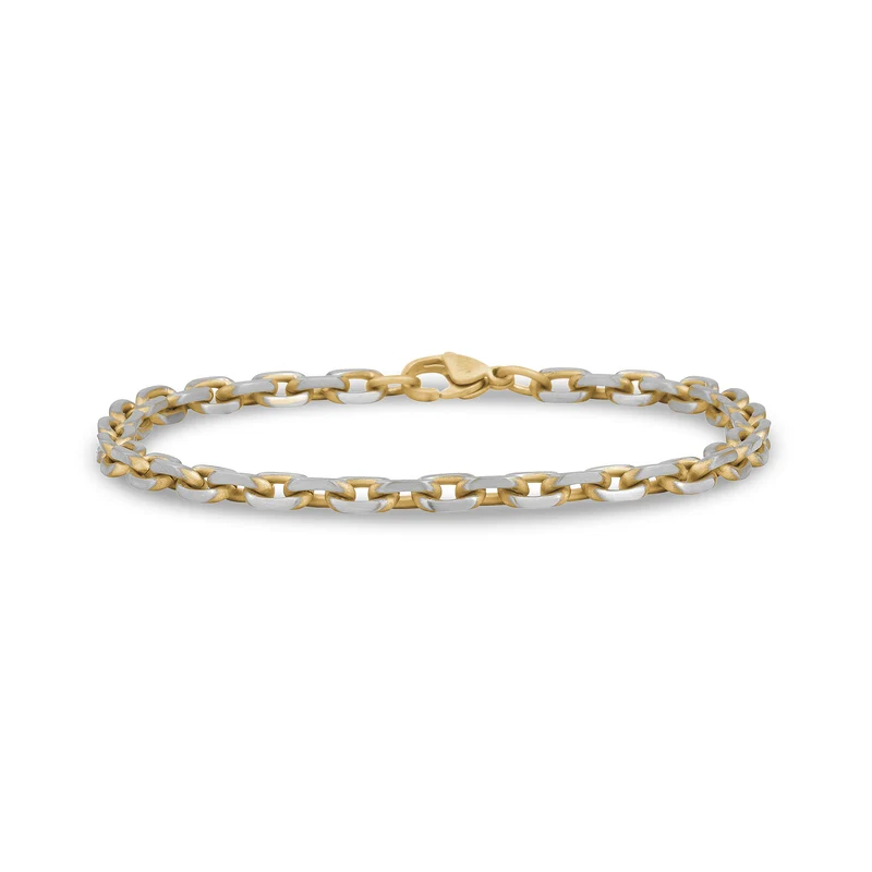 Zweifarbiges Anker Gliederarmband | 5MM