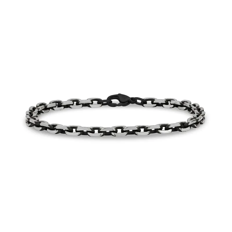 Zweifarbiges Anker Gliederarmband | 5MM