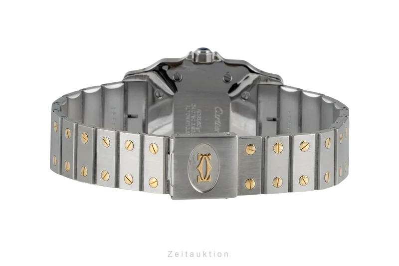 Cartier Santos steel / gold automatic men's watch 2961 [2604594]