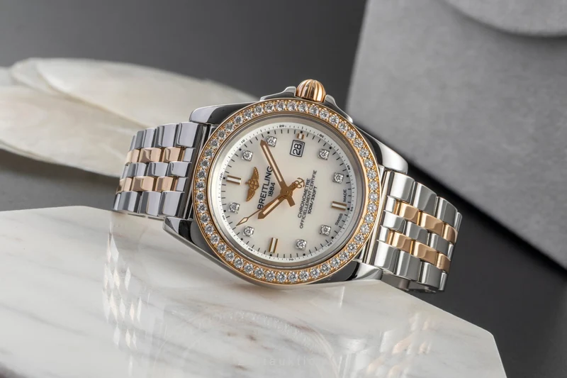 Breitling Galactic 32 steel / gold quartz men's watch C71330 [2604980]