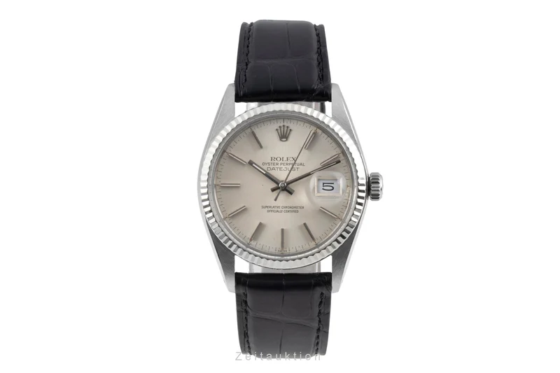 Rolex Datejust steel / white gold automatic men's watch 16014 Vintage [2604470]