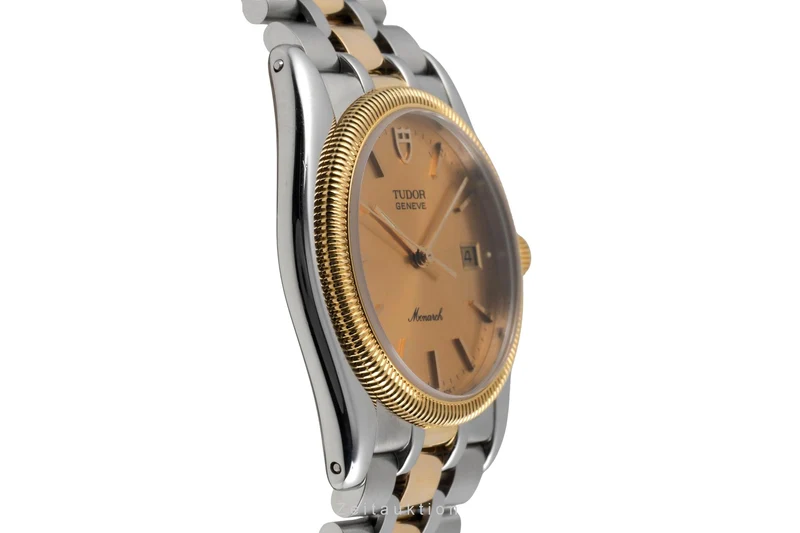 Tudor Monarch gilt / steel quartz men's watch 15633 [2604384]