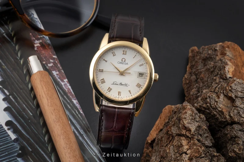 Omega Louis Brandt 18 ct gold automatic men's watch 5311.31.00 166.0300 [2603989]