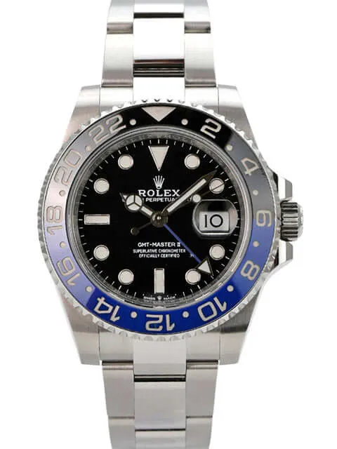 Rolex GMT-Master II Edelstahl 126710BLNR Oyster-Band