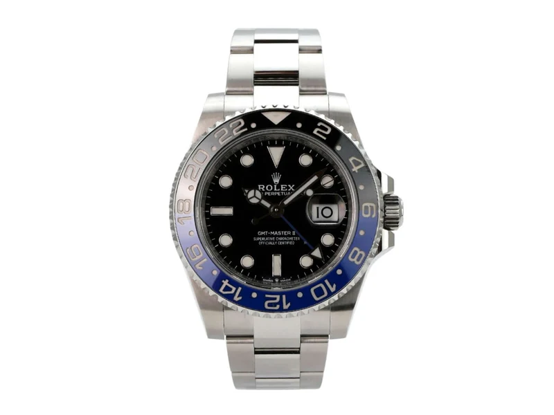 Rolex GMT-Master II Edelstahl 126710BLNR Oyster-Band