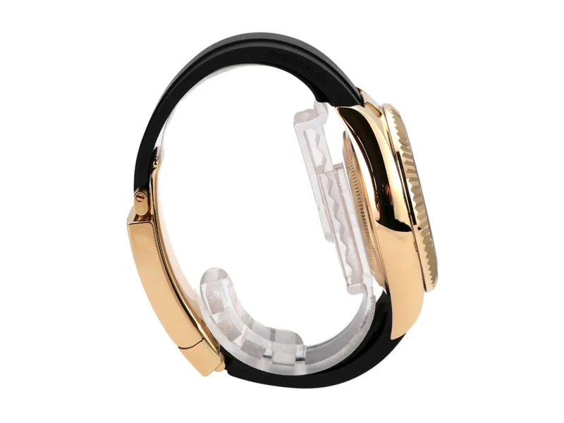 Rolex Sky-Dweller Gelbgold Oysterflex 326238 Schwarz