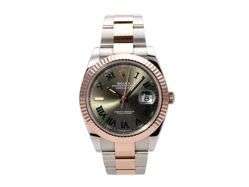 Rolex Datejust 41 Edelstahl Everose-Gold 126331 Slate Römisch
