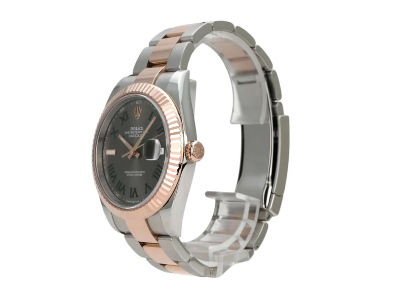 Rolex Datejust 41 Edelstahl Everose-Gold 126331 Slate Römisch