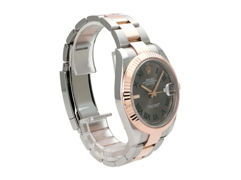 Rolex Datejust 41 Edelstahl Everose-Gold 126331 Slate Römisch