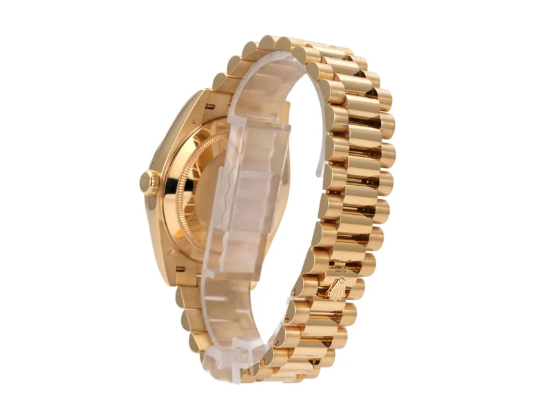 Rolex Day-Date 40 Gelbgold 228238 Silber Römisch